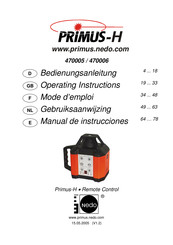 Nedo Primus-H 470005 Manual De Instrucciones