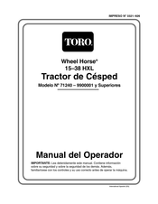 Toro Wheel Horse 15-38 HXL Manual Del Operador