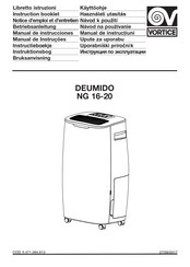 Vortice DEUMIDO NG 16 Manual De Instrucciones