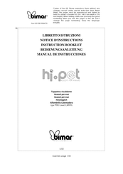 Bimar PTR1 Manual De Instrucciones