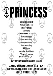 Princess ROMA 1.0 L Instrucciones De Uso