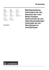 Ariston AH 90 CM IX Instrucciones De Uso