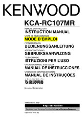 Kenwood KCA-RC107MR Manual De Instrucciones