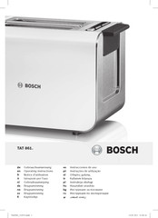Bosch TAT 861 Serie Instrucciones De Uso