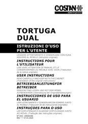 Costan TORTUGA 3750 DUAL Instrucciones De Uso