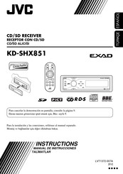 JVC EXAD KD-SHX851 Manual De Instrucciones