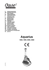 Oase Aquarius 1000 Instrucciones De Uso