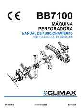 Climax BB7100 Manual De Funcionamiento