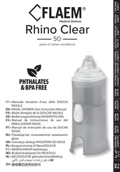 FLAEM Rhino Clear Manual De Instrucciones