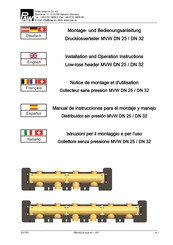 PAW MVW DN 25 Manual De Instrucciones