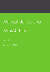 Zkteco MiniAC Plus Manual De Usuario