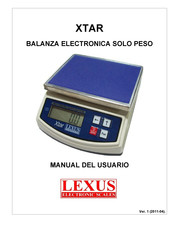 Lexus Electronic Scales XTAR Manual Del Usuario