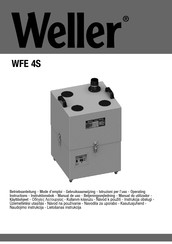 Weller WFE 4S Manual De Uso