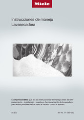 Miele WTW 870 WPM Instrucciones De Manejo