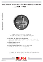 ELCOS DIM-807/00 Manual De Uso E Instrucción