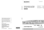 Sony Handycam NEX-VG30 Guía De Operaciónes