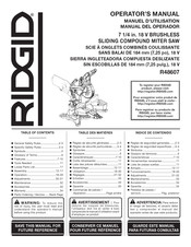 RIDGID R48607 Manual Del Operador