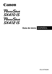 Canon PowerShot SX410 IS Guía De Inicio