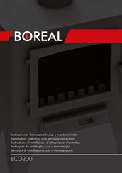 BOREAL ECO200 Instrucciones De Instalación, Uso Y Mantenimiento