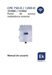 EKSELANS CPE 1200-O Manual De Usuario