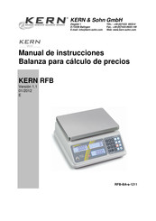 KERN RFB 6K2IPM Manual De Instrucciones