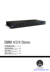 Harman AKG DMM 4/2/4 Stereo Instrucciones De Uso