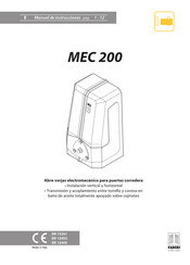 fadini MEC 200 Manual De Instrucciones