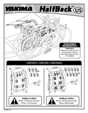 Yakima HalfBack 2 Manual De Instrucciones