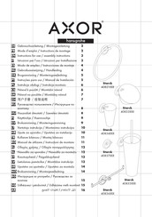 Hansgrohe Axor Starck 40837 Serie Instrucciones De Montaje