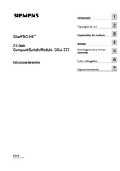 Siemens CSM 377 Instrucciones De Servicio