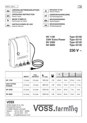 VOSS.farming 230V EXTRA POWER Instrucciones De Uso