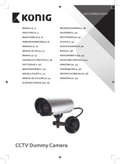 König CCTV Dummy Camera Manual De Uso