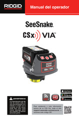 RIDGID SeeSnake CSx VIA Manual Del Operador