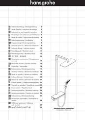 Hansgrohe Raindance Select Showerpipe
27286000 Instrucciones De Montaje