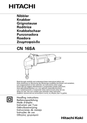 Hitachi CN 16SA Instrucciones De Manejo