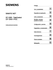 Siemens CP 1243-1 PCC Instrucciones De Servicio