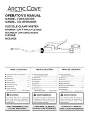 Arctic Cove MCLM008 Manual Del Operador