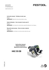 Festool HKC 55 EB Manual De Instrucciones