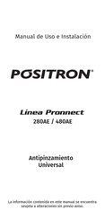 Positron Pronnect 480AE Manual De Uso E Instalación