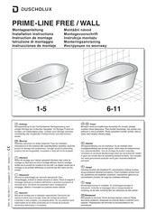 Duscholux PRIME-LINE FREE Instrucciones De Montaje