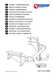 Westfalia Automotive 314 282 691 101 Instrucciones De Montaje