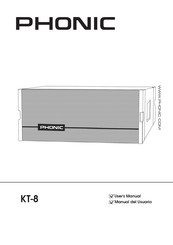 Phonic KT-8 Manual Del Usuario