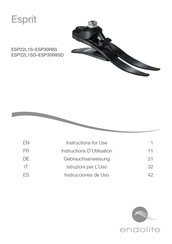 endolite Esprit Instrucciones De Uso