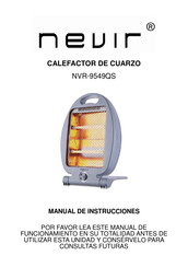 Nevir NVR-9549QS Manual De Instrucciones