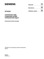 Siemens SITRANS 7ML5830-2AH Instrucciones De Servicio Resumidas