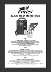 Earlex 6900 Manual De Instrucciones