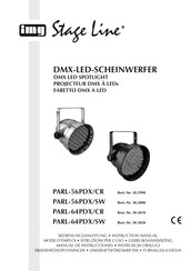 Stage Line PARL-64PDX/CR Manual De Instrucciones