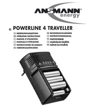 Ansmann Energy POWERLINE 4 TRAVELLER Instrucciones De Manejo