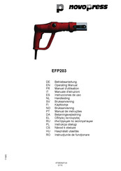 NovoPress EFP203 Instrucciones De Uso