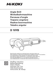 HIKOKI D 10YB Instrucciones De Manejo